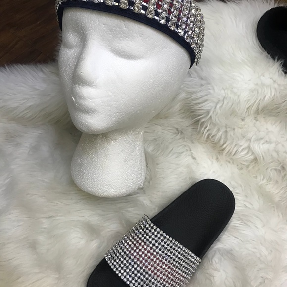 Bling bling headband and matching slides - Picture 6 of 7